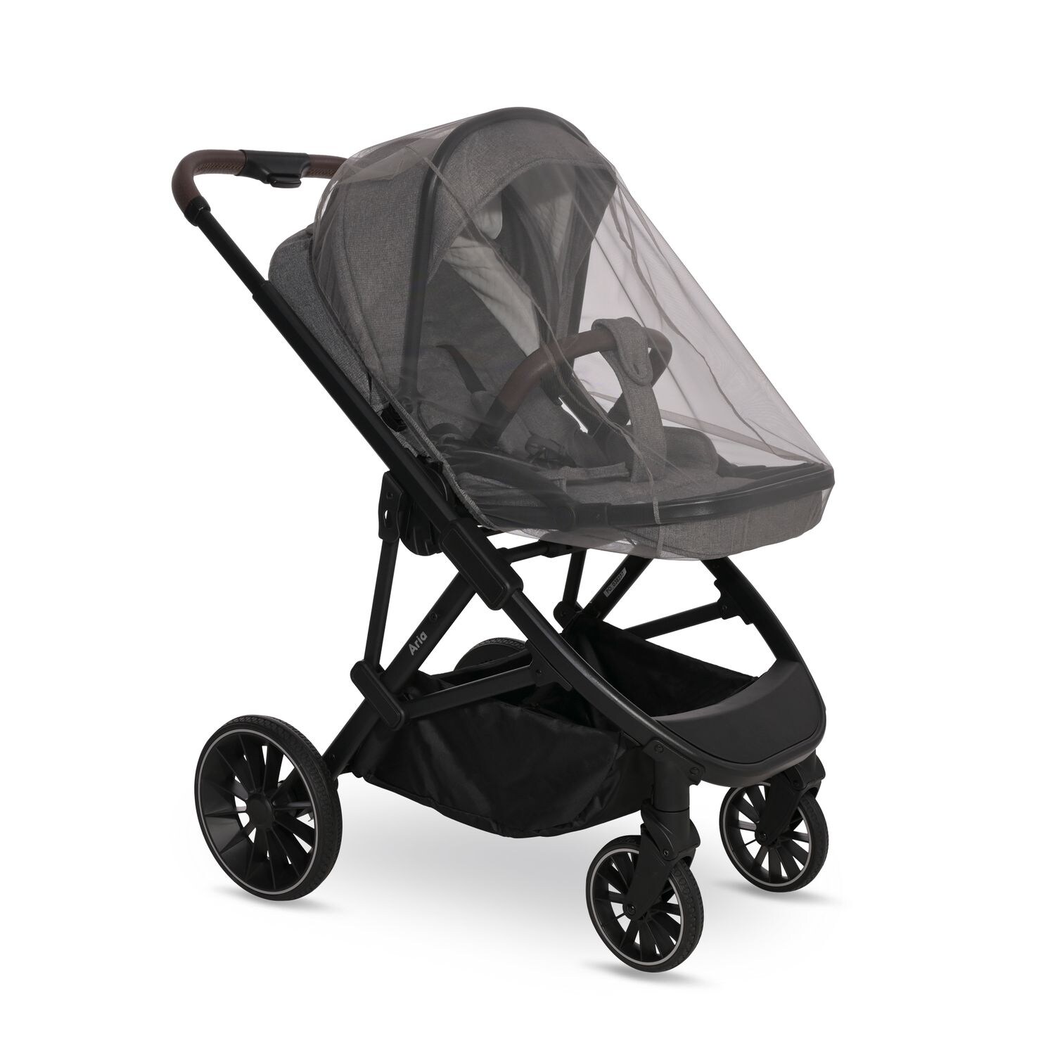 Lorelli Moskitonetz für Kinderwagen, Buggy Insektenschutz, für alle Einsitzer grau
