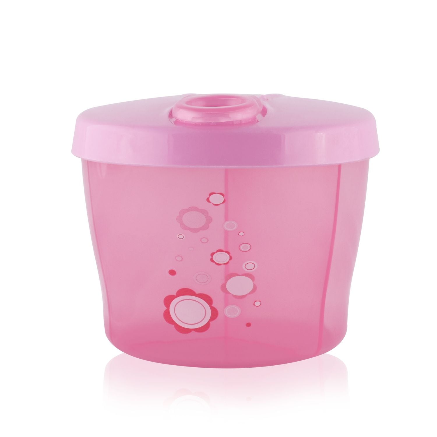 Baby Care Milchpulverbeh&auml;lter, Snackbeh&auml;lter, mit Deckel, f&uuml;r drei Portionen rosa - Bild 1