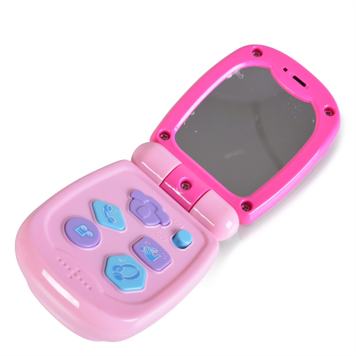 Moni Kinder Musikspielzeug Telefon K999-95G, Tasten, Klingelt&ouml;ne, ab 12 Monaten rosa - Bild 1
