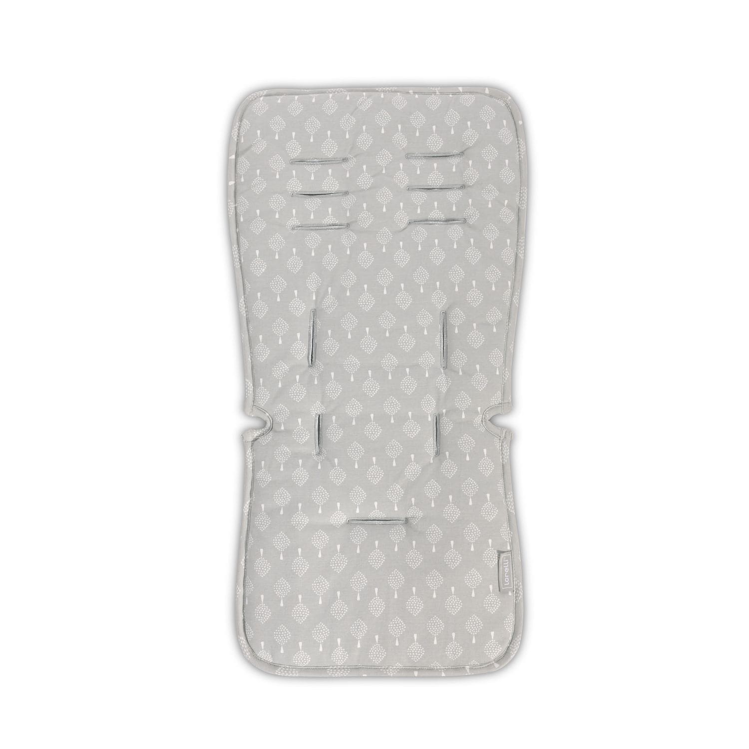 Lorelli Kinderwagen Sitzauflage, Universal, Elastikband, extra Gurt&ouml;ffnungen grau - Bild 1