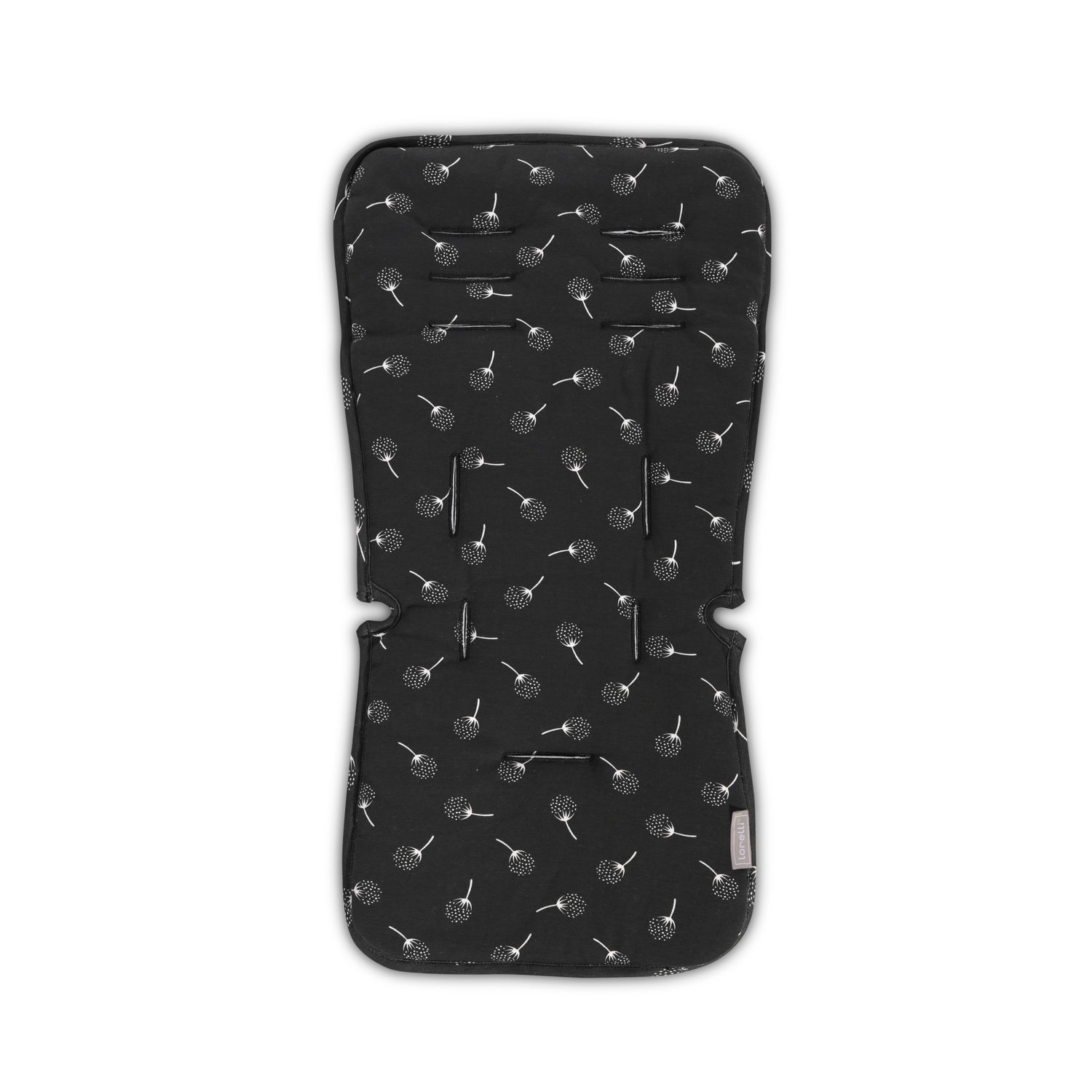 Lorelli Kinderwagen Sitzauflage, Universal, Elastikband, extra Gurt&ouml;ffnungen schwarz - Bild 1