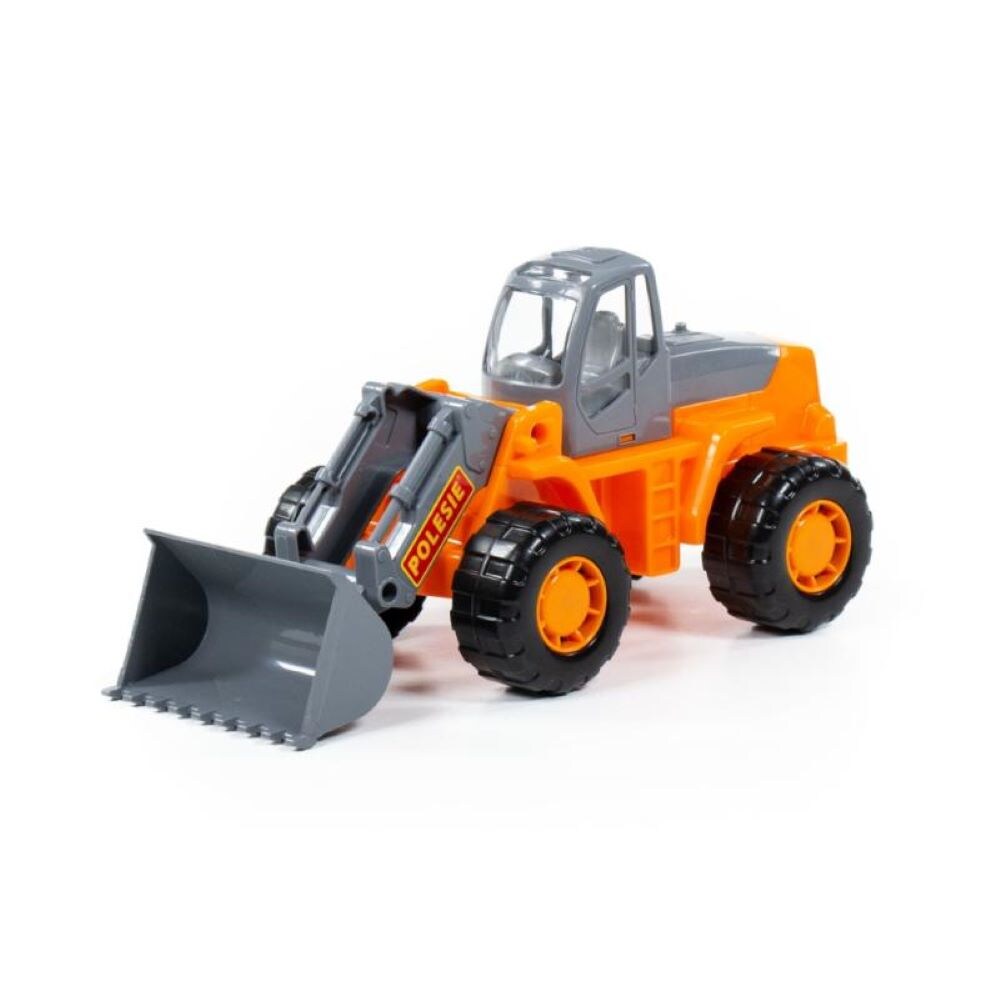 Polesie Spielzeug Traktor, Radlader 36940 Frontlader, beweglicher Arm, Trecker orange - Bild 1
