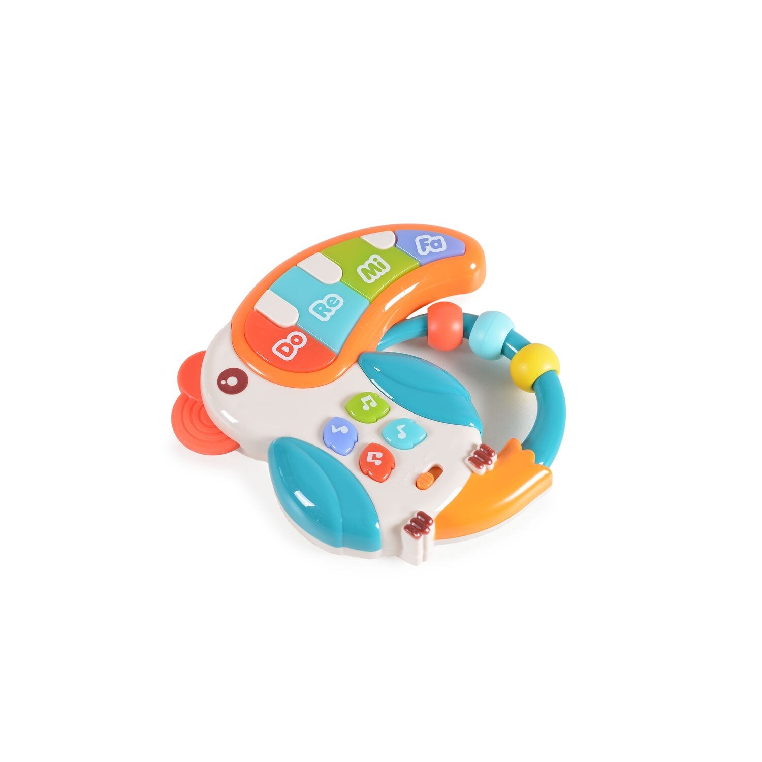 Moni Musikspielzeug Klavier HE0532 Papagei Melodien, Tasten, Licht, Babyklavier bunt | 03800146222390