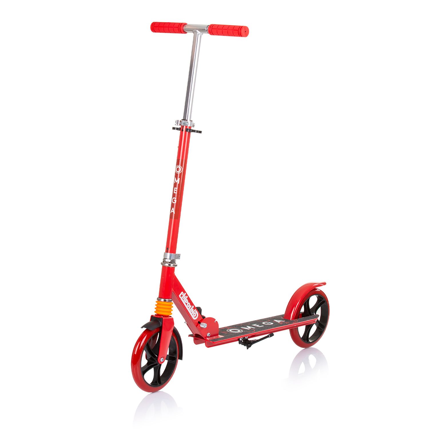 Chipolino Kinderroller Omega PU R&auml;der ABEC-7 Lager verstellbar faltbar Bremse rot - Bild 1