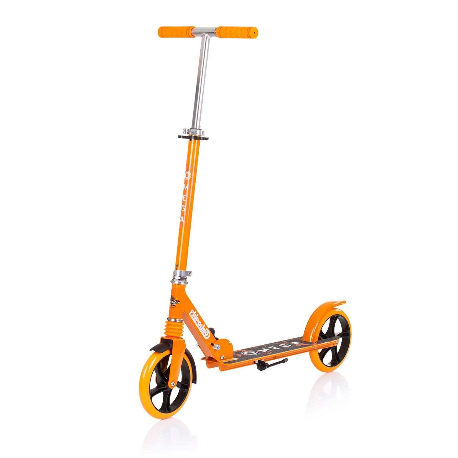 Chipolino Kinderroller Omega PU R&auml;der ABEC-7 Lager verstellbar faltbar Bremse orange - Bild 1