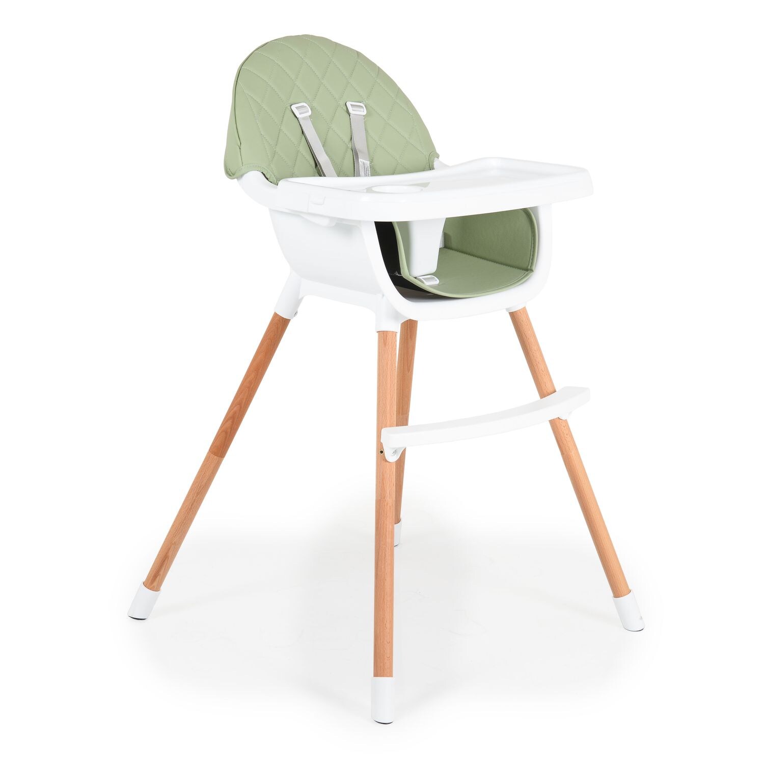 Cangaroo Kinderhochstuhl Gelato 2 in 1 Gurt, Kinderstuhl, Tisch verstellbar grün | 03801005151684