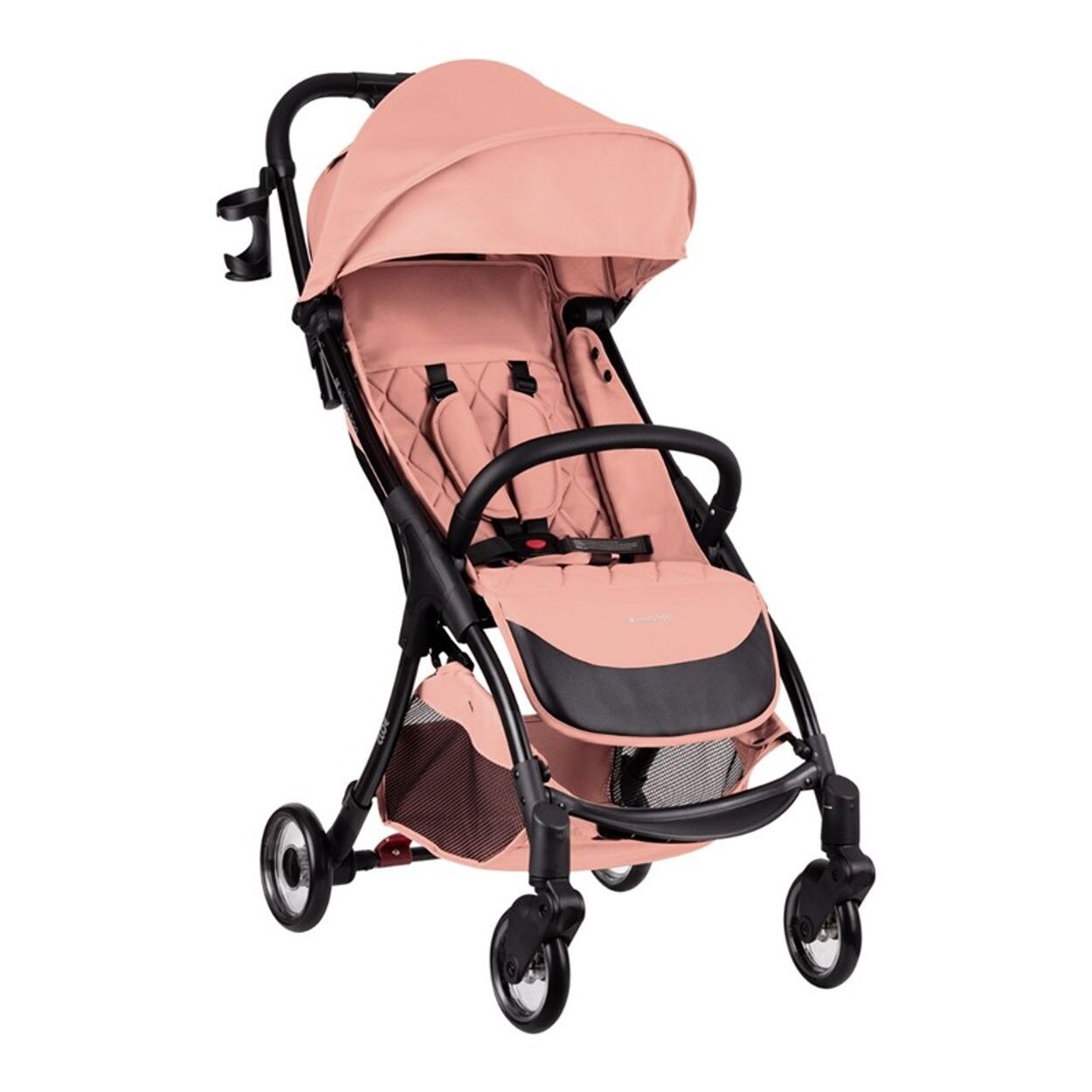 Kikkaboo Kinderwagen Buggy Cloe bis 22 kg Aluminiumrahmen faltbar Getränkehalter rosa pink