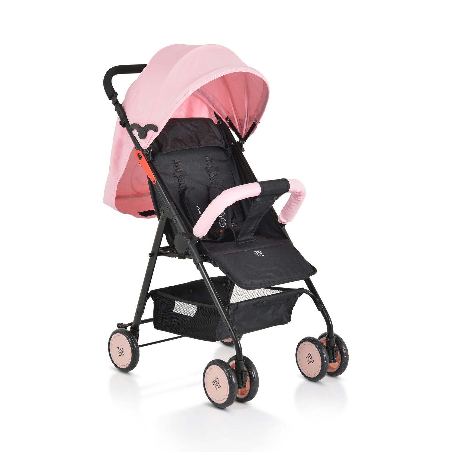 Moni Kinderwagen, Buggy Capri klappbar, Sicherheitsgurt, Rückenlehne verstellbar rosa | 03800146236083