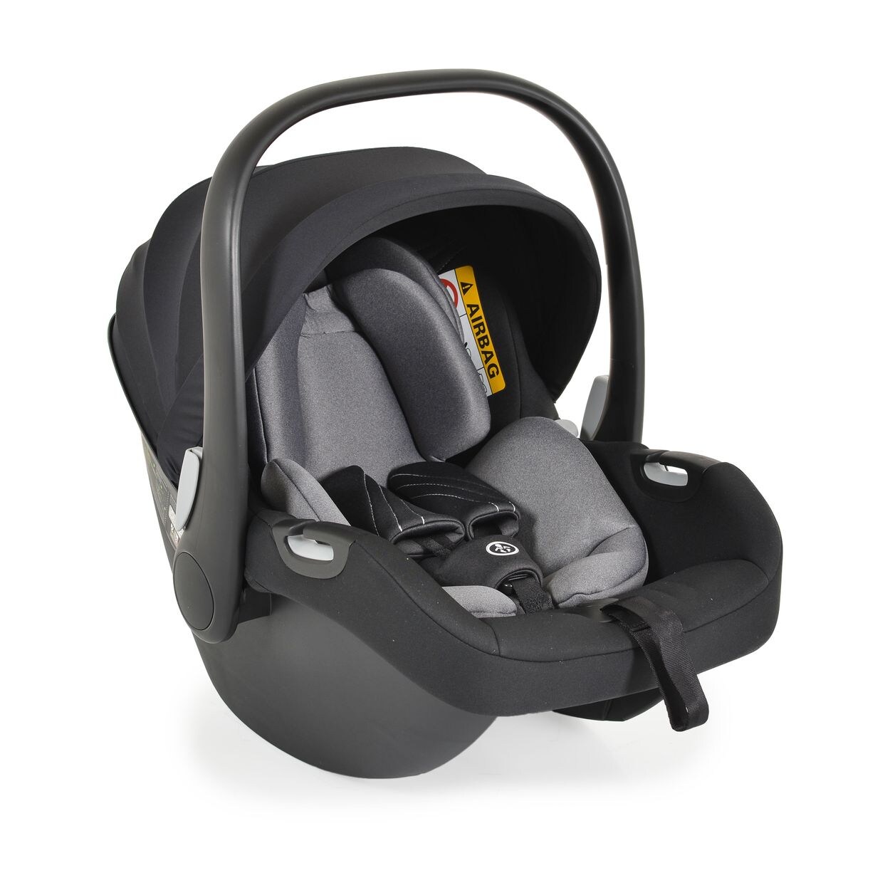 Cangaroo Babyschale Macan i-Size (40 - 83cm) Gruppe 0+, verstellbare Kopfstütze grau