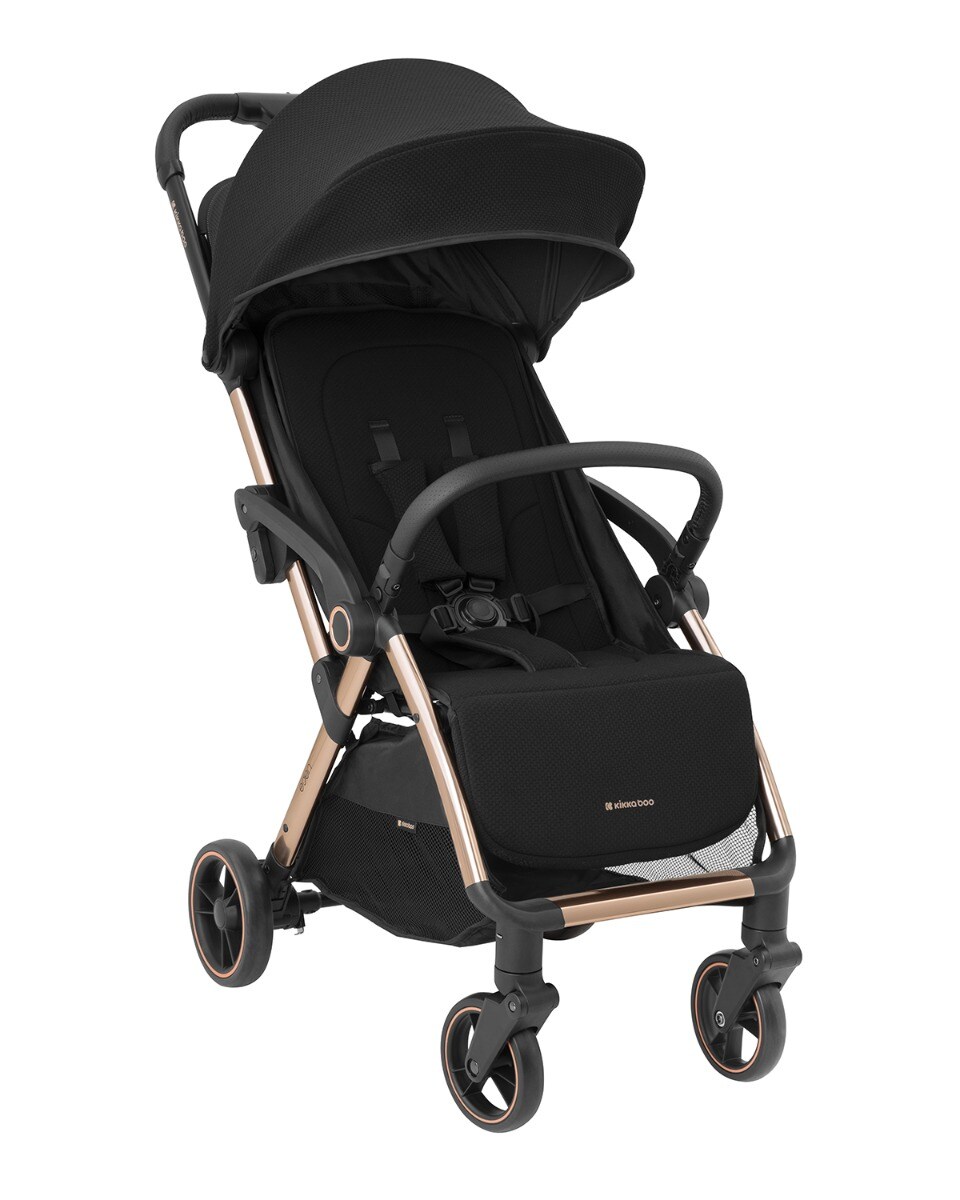 Kikkaboo Kinderwagen, Buggy Eden bis 22 kg Federung Regenschutz zusammenklappbar schwarz - Bild 1