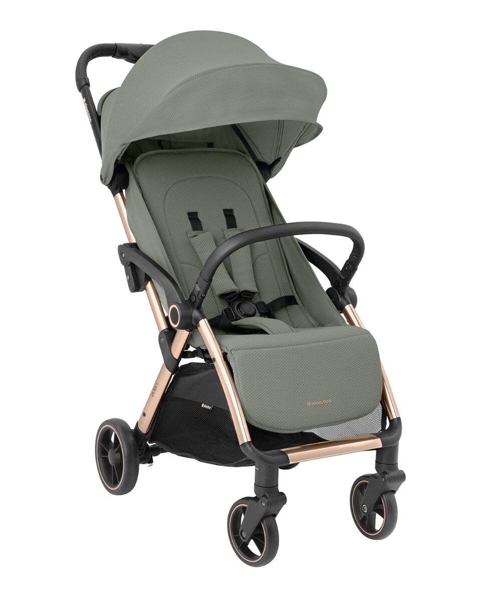 Kikkaboo Kinderwagen, Buggy Eden bis 22 kg Federung Regenschutz zusammenklappbar gr&uuml;n - Bild 1