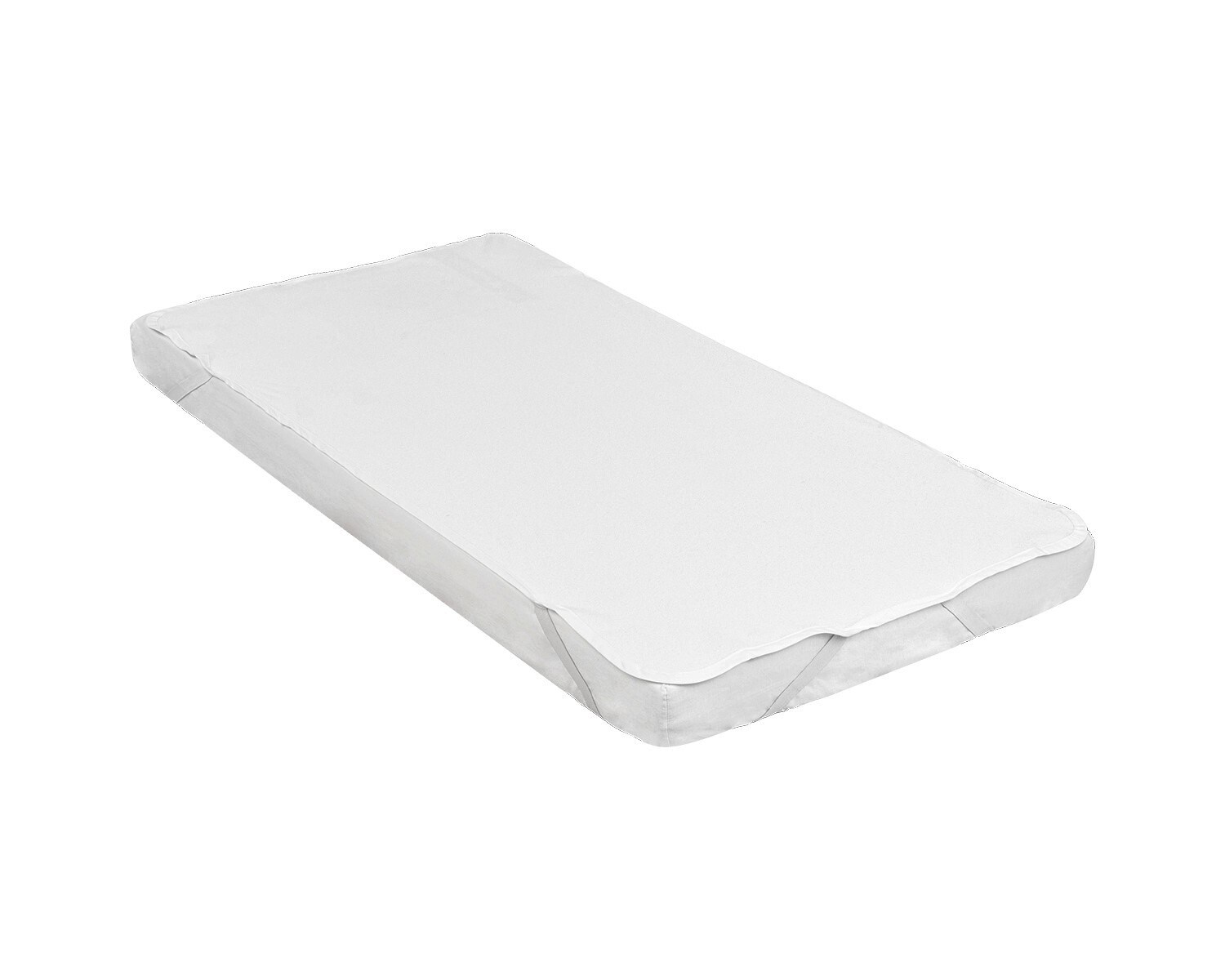 Kikkaboo Babybett-Matratzenschoner 80 x 50 cm wasserdicht waschbar Gummibänder | 03800171202169