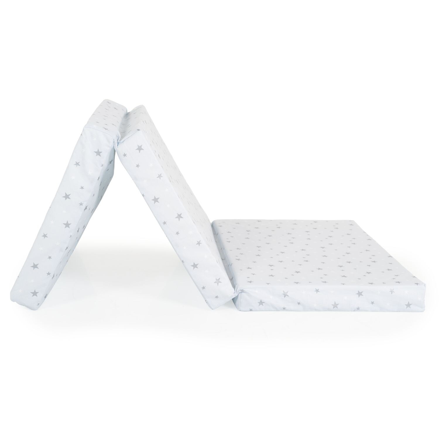 Moni Babybett Klappmatratze Mirage 120 x 60 x 6 cm Bezug waschbar Reißverschluss weiß | 03800146249571