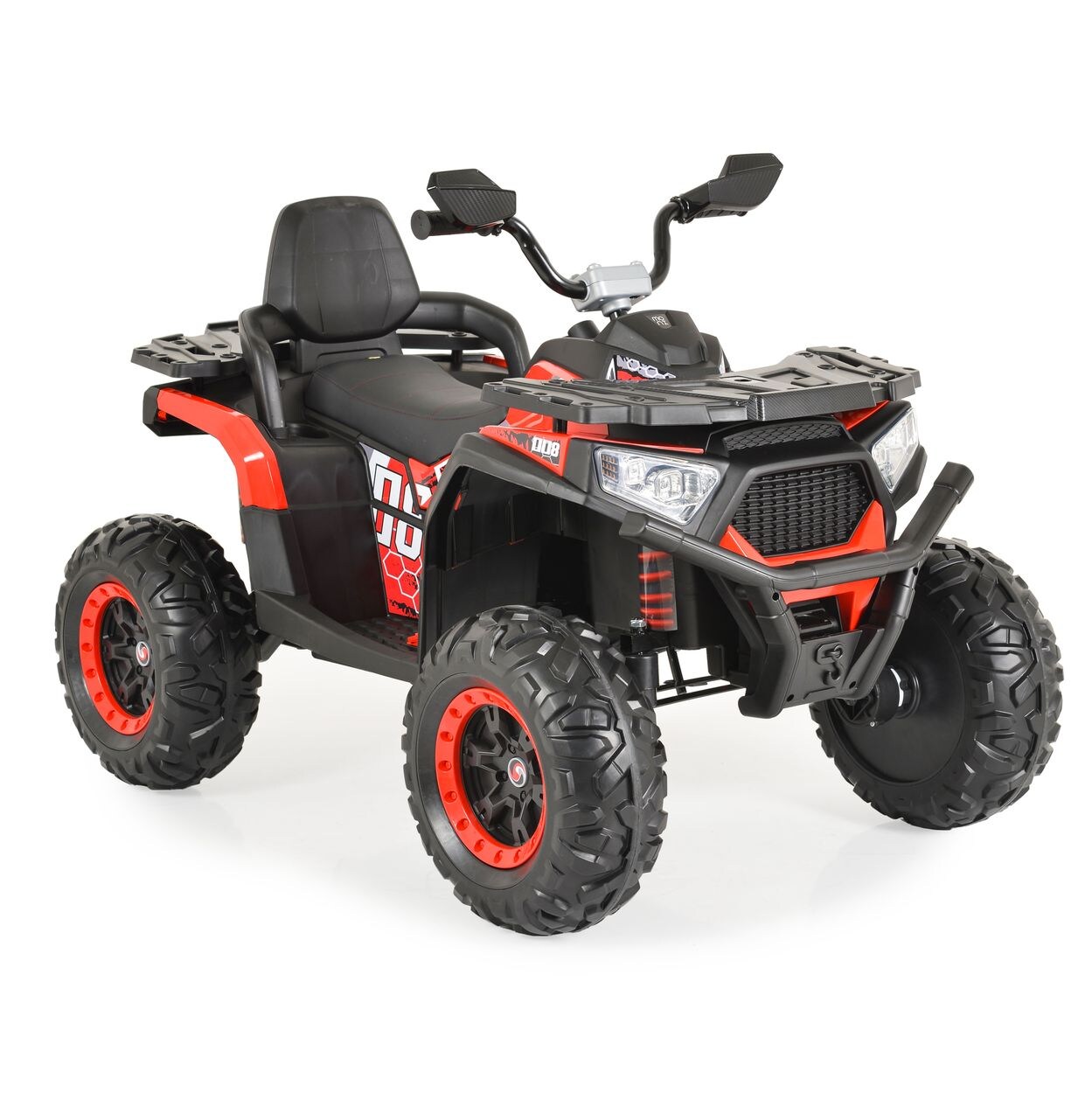 Moni Kinder Elektro-Buggy Cool NEL-007, EVA-Reifen, Scheinwerfer, Musikfunktion rot