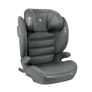 Kikkaboo Kindersitz i-Track i-Size (100 - 150 cm) Gruppe 2/3 Isofix verstellbar dunkelgrau - Bild 1