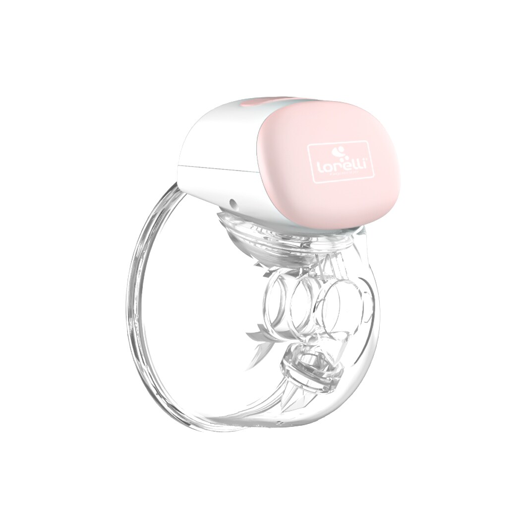 Lorelli elektrische Milchpumpe Hands free 240ml USB Touchscreen 3 Modi 10 Stufen rosa - Bild 1