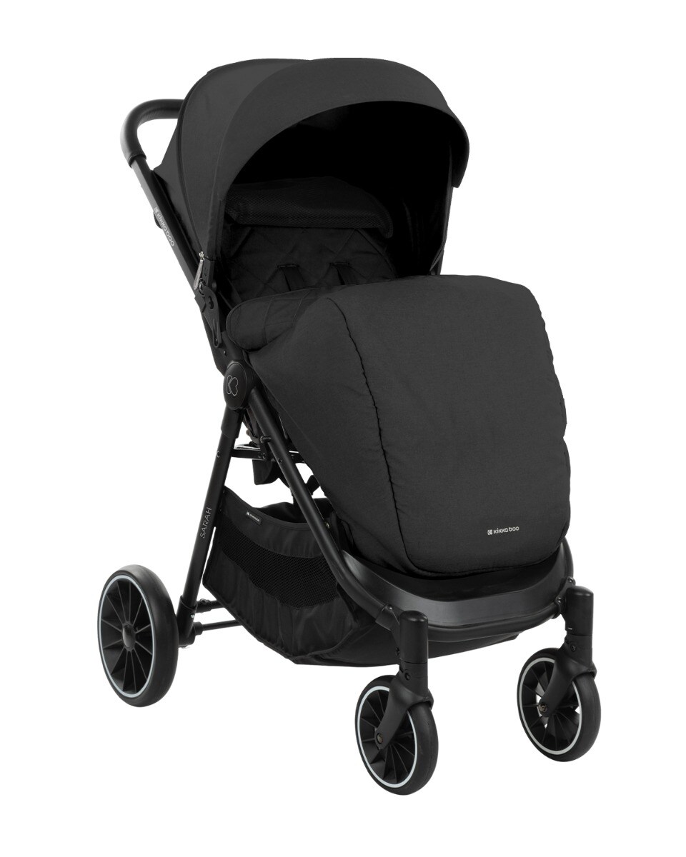 Kikkaboo Kinderwagen, Buggy Sarah faltbar verstellbar Getränkehalter bis 22 kg schwarz | 03800171201988