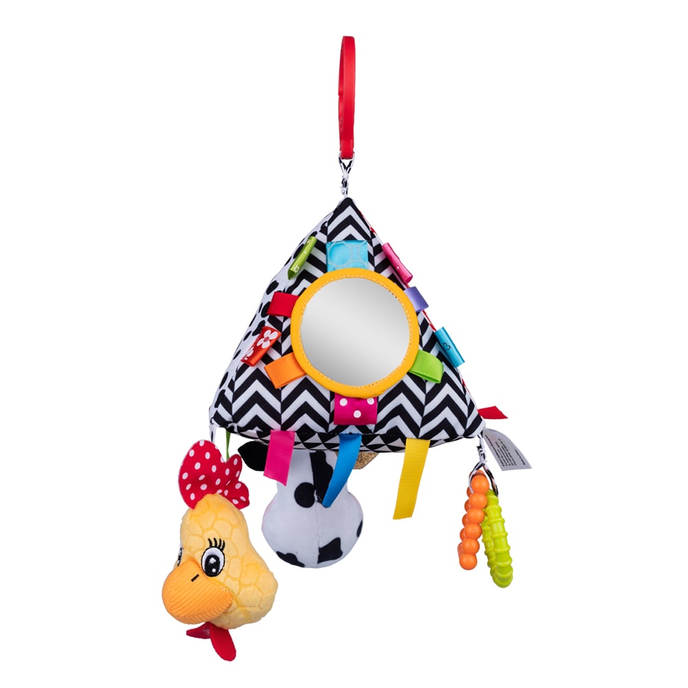 Bali Bazoo Stoffspielzeug C-Ring Rassel, Greifling, Bei&szlig;ring verschiedene Motive bunt - Bild 1