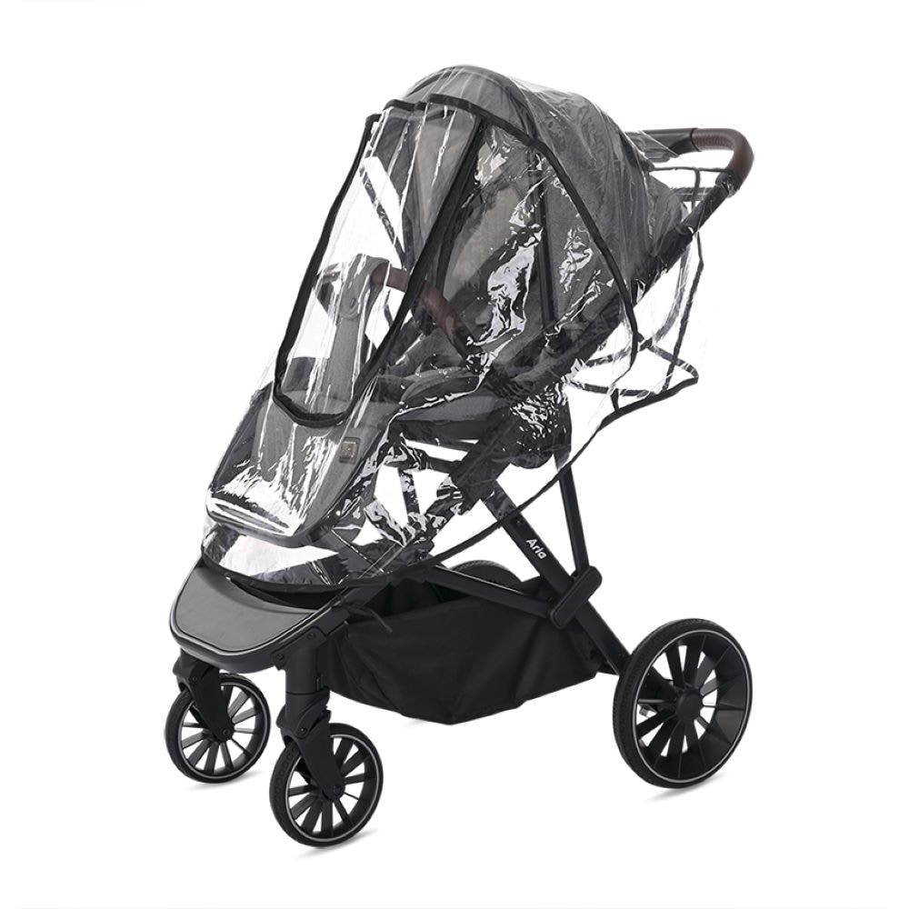 Lorelli Kinderwagen Regenschutz f&uuml;r Kinderwagen oder Buggy universal Regenhaube transparent - Bild 1