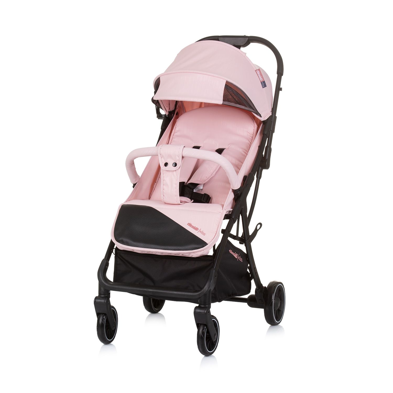 Chipolino Kinderwagen, Buggy Kiss klappbar Getr&auml;nkehalter verstellbar bis 22 kg rosa - Bild 1