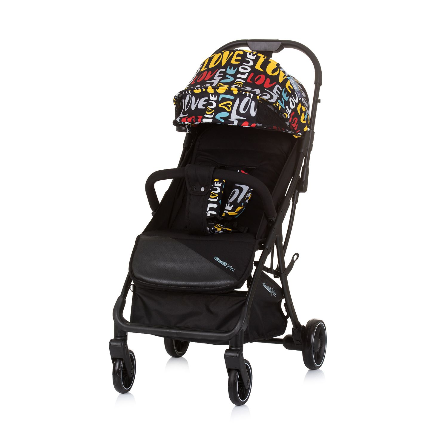 Chipolino Kinderwagen, Buggy Kiss klappbar Getr&auml;nkehalter verstellbar bis 22 kg bunt - Bild 1