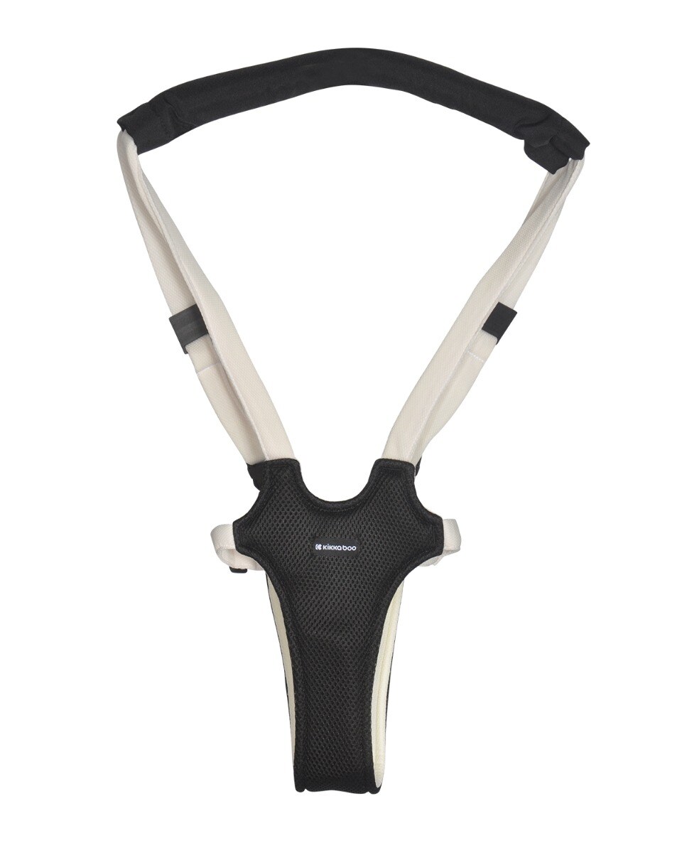 Kikkaboo Babylaufgurt Gia Kinder-Sicherheitsgurt einstellbare Gurtl&auml;nge schwarz wei&szlig; - Bild 1