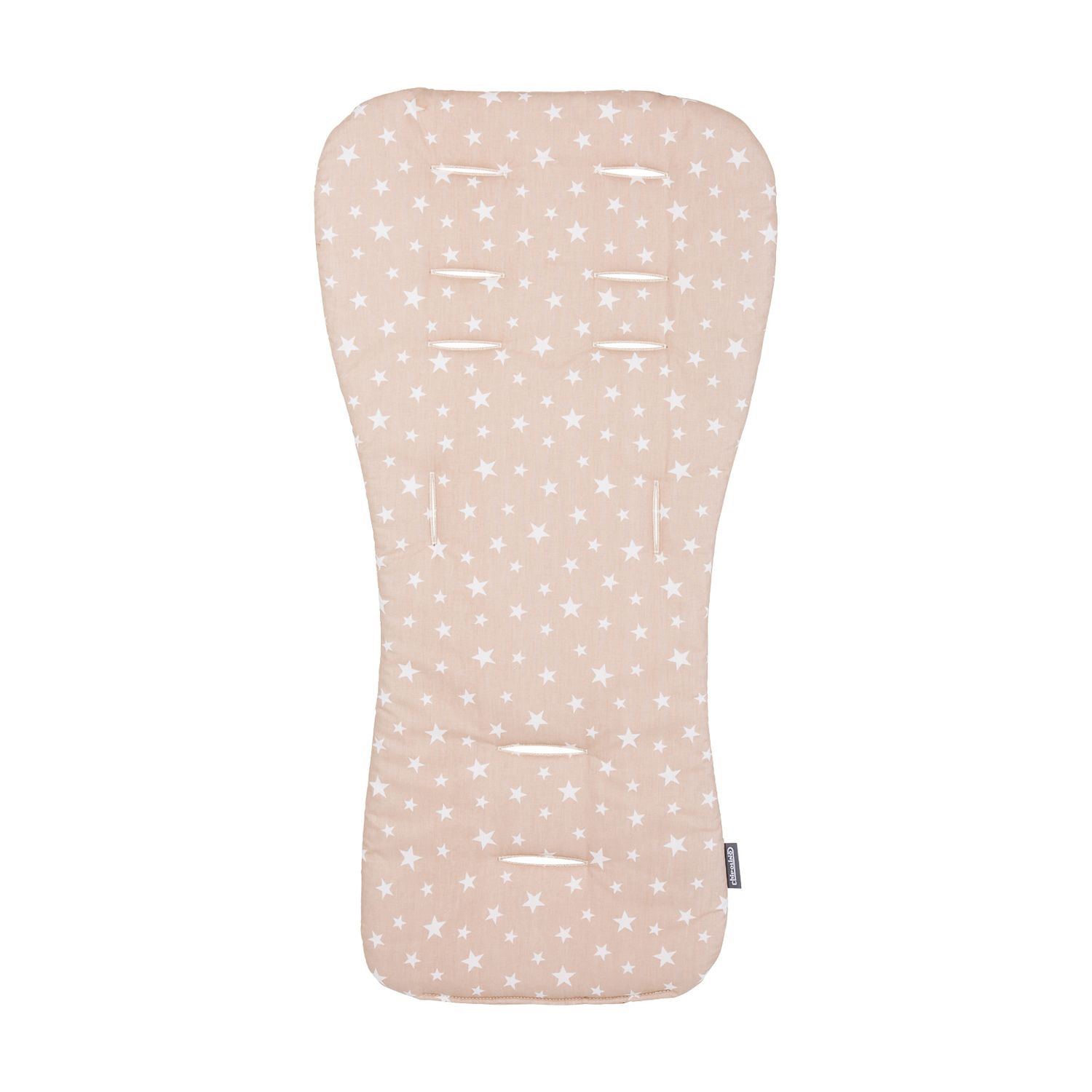 Chipolino Kinderwagen Sitzeinlage Universalsitzunterlage Baumwolle atmungsaktiv beige - Bild 1