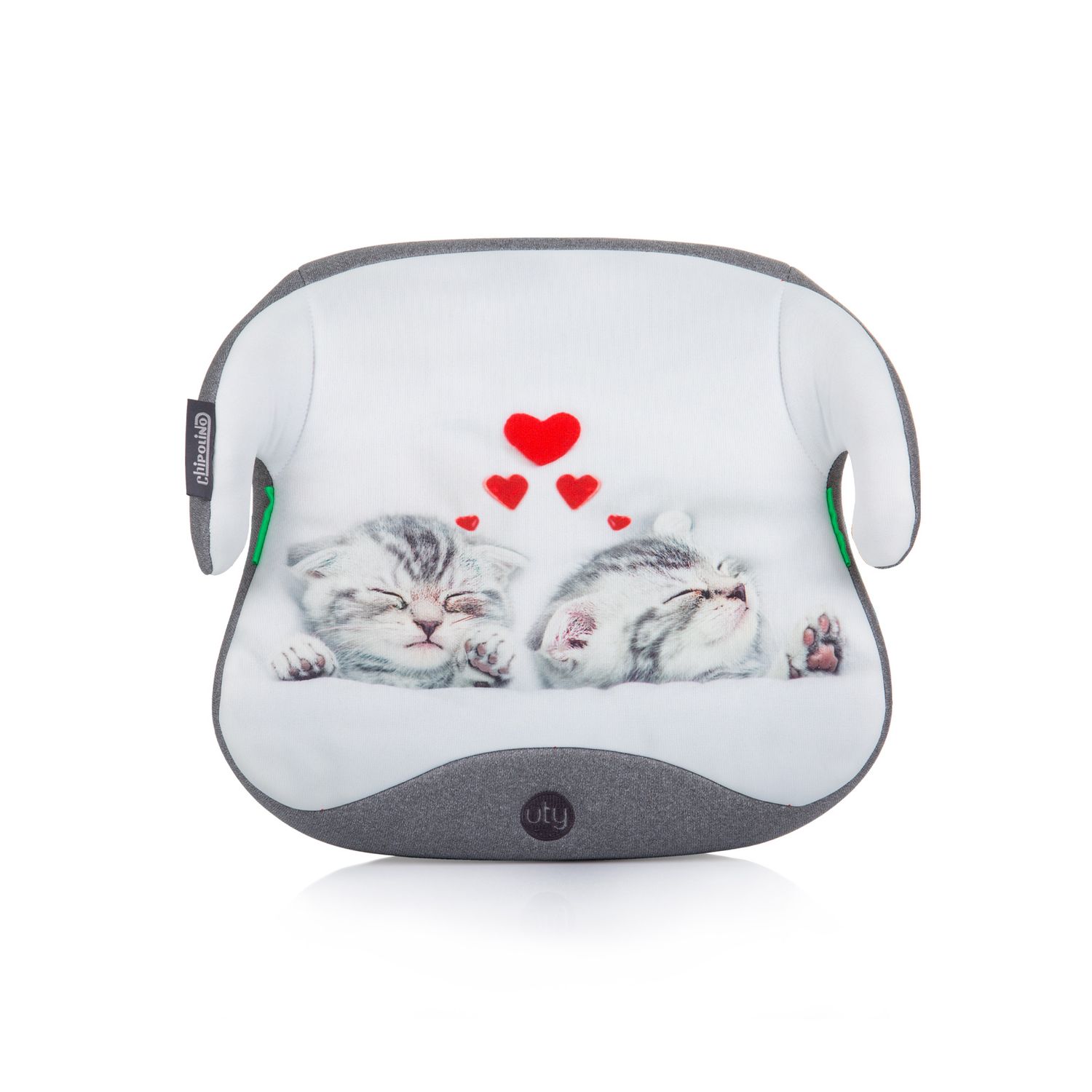 Chipolino Kindersitzerh&ouml;hung i-Size Uty (125-150cm) Gruppe 3, Bezug waschbar hellgrau - Bild 1