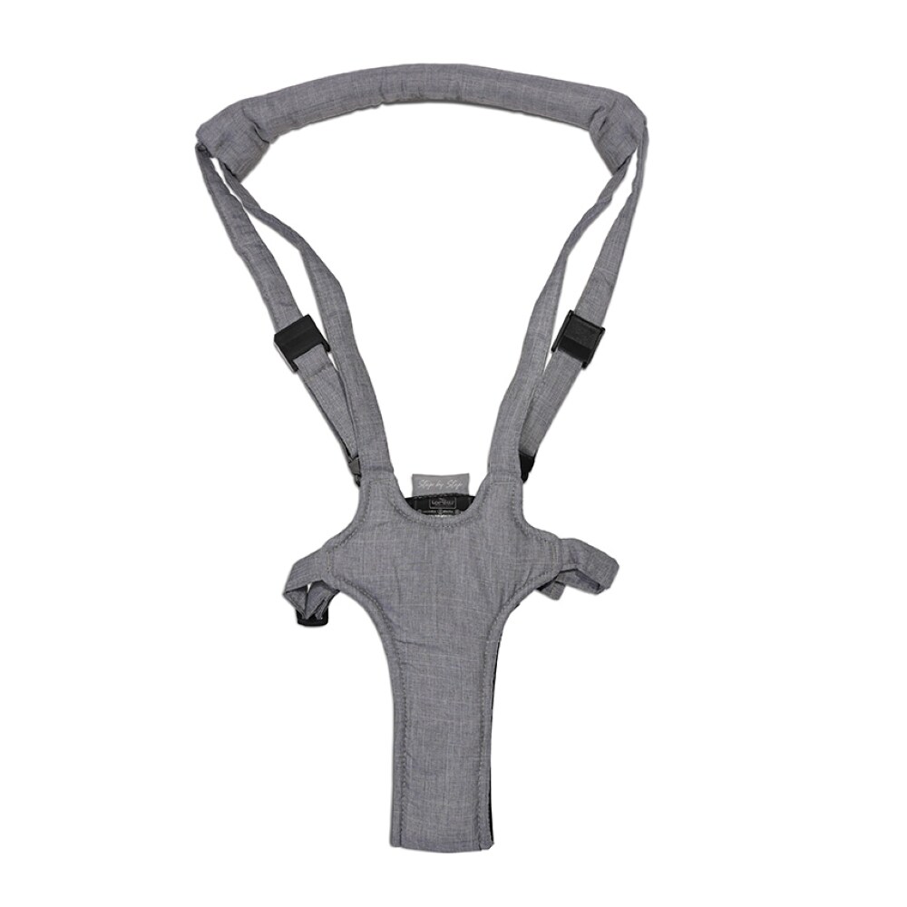 Lorelli Kinderlaufgurt Step by Step verstellbarer Gurt Laufleine Lauflernhilfe hellgrau - Bild 1