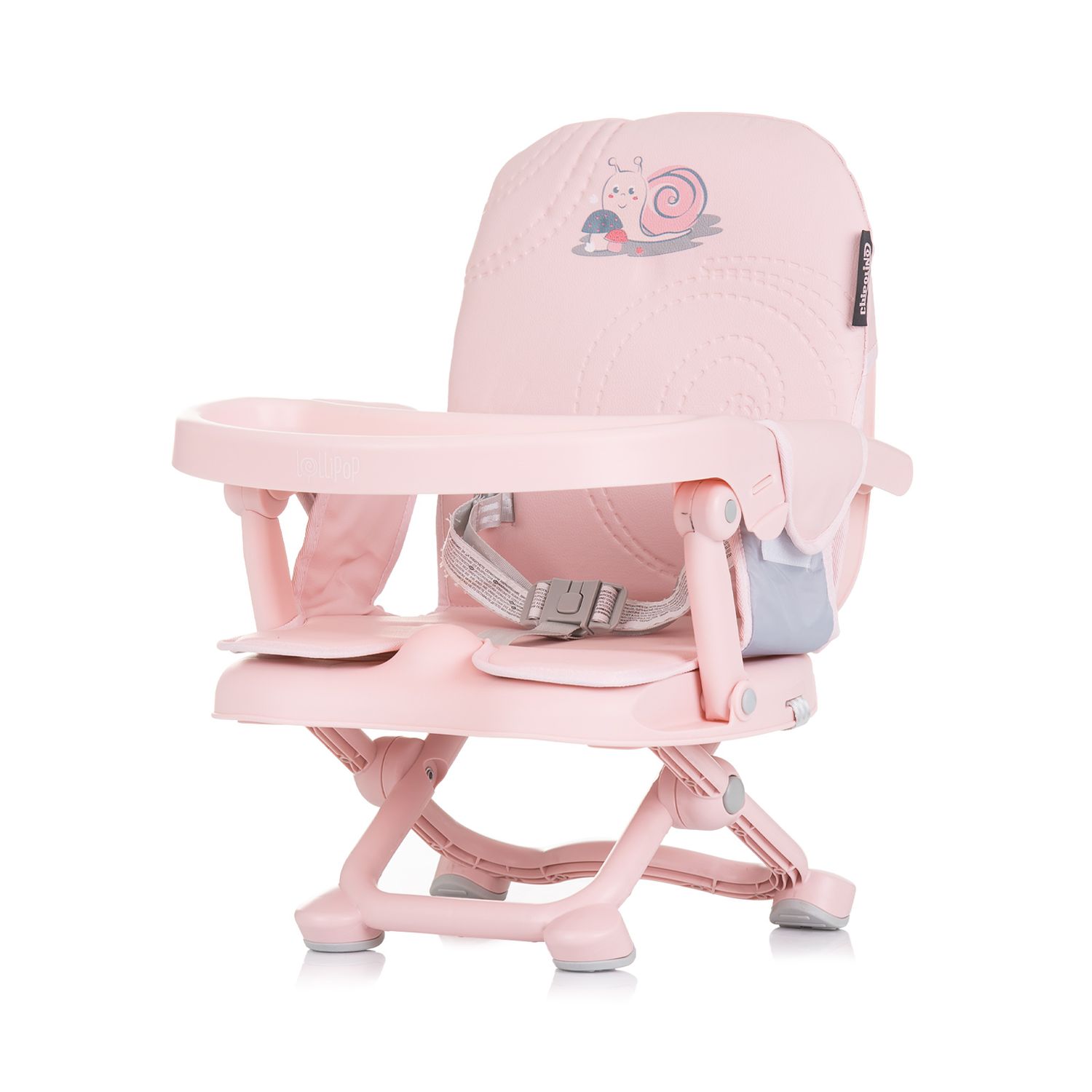 Chipolino Kinderstuhl Lollipop Sitzerh&ouml;hung Boostersitz Tisch abnehmbar klappbar rosa Baby - Bild 1