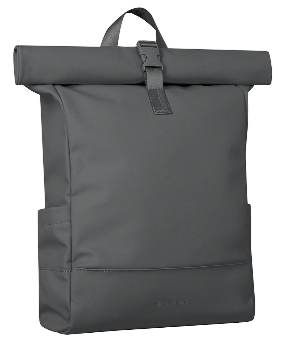 Kikkaboo Wickeltasche Jayden Rucksack Griffl&auml;nge einstellbar, Rei&szlig;verschluss grau - Bild 1
