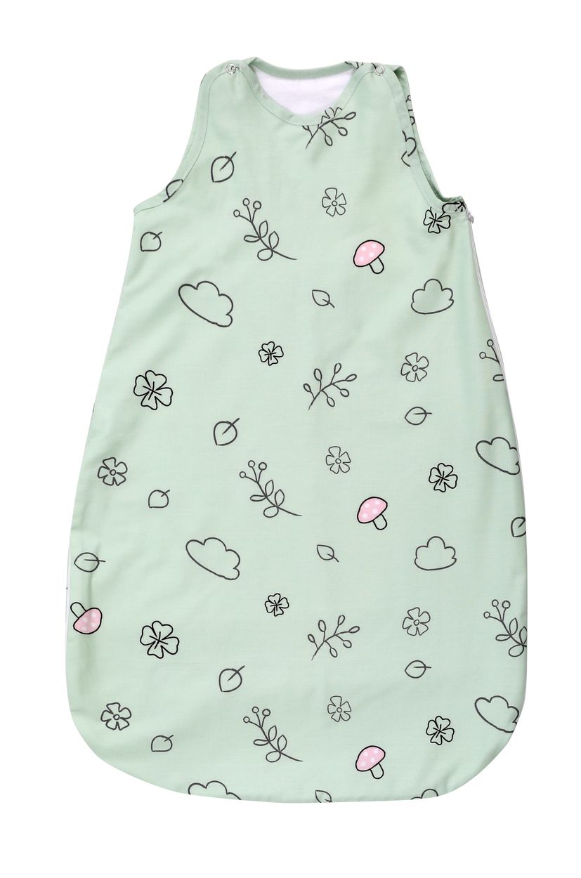 Lorelli Baby-Sommerschlafsack Summer, L&auml;nge 80 cm, Breite 42 cm, 100% Baumwolle gr&uuml;n - Bild 1