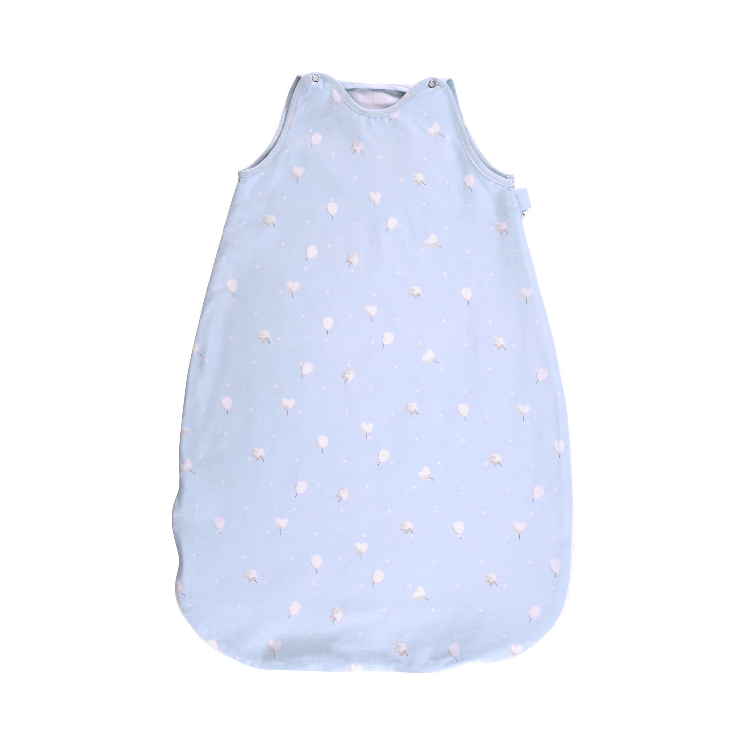 Lorelli Baby-Sommerschlafsack Summer, L&auml;nge 100 cm Breite 50 cm, 100% Baumwolle hellblau - Bild 1
