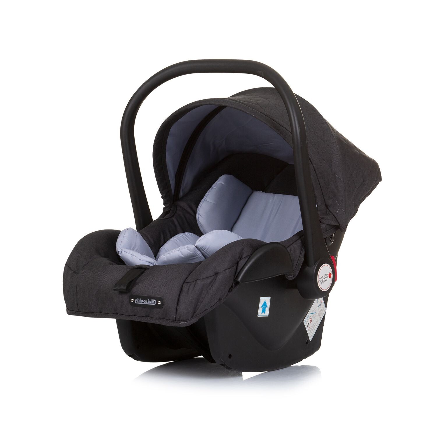 Chipolino Babyschale i-Size Harmony (40-85cm) Gruppe 0+ Sonnendach Schaukelbasis grau | 03800931059576