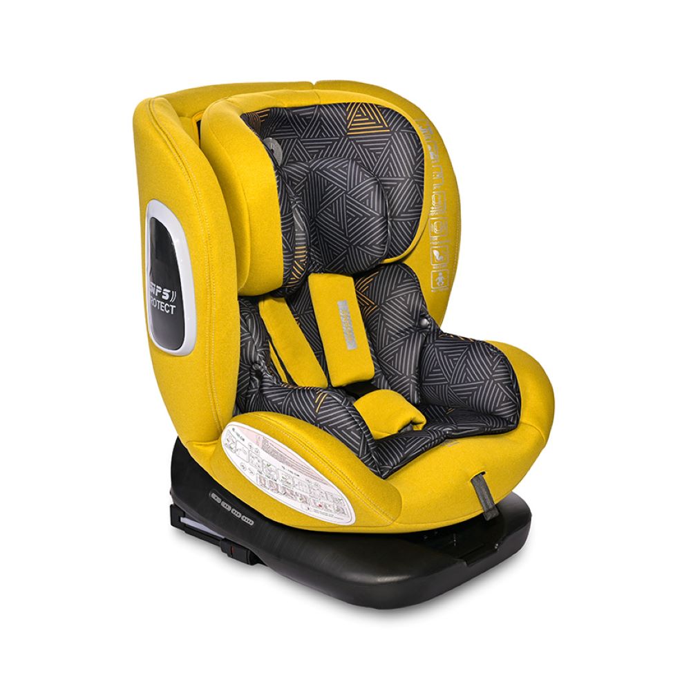 Lorelli Kindersitz Phoenix i-Size Isofix Gruppe 0+/1/2/3 (40-150cm) Top Tether gelb - Bild 1