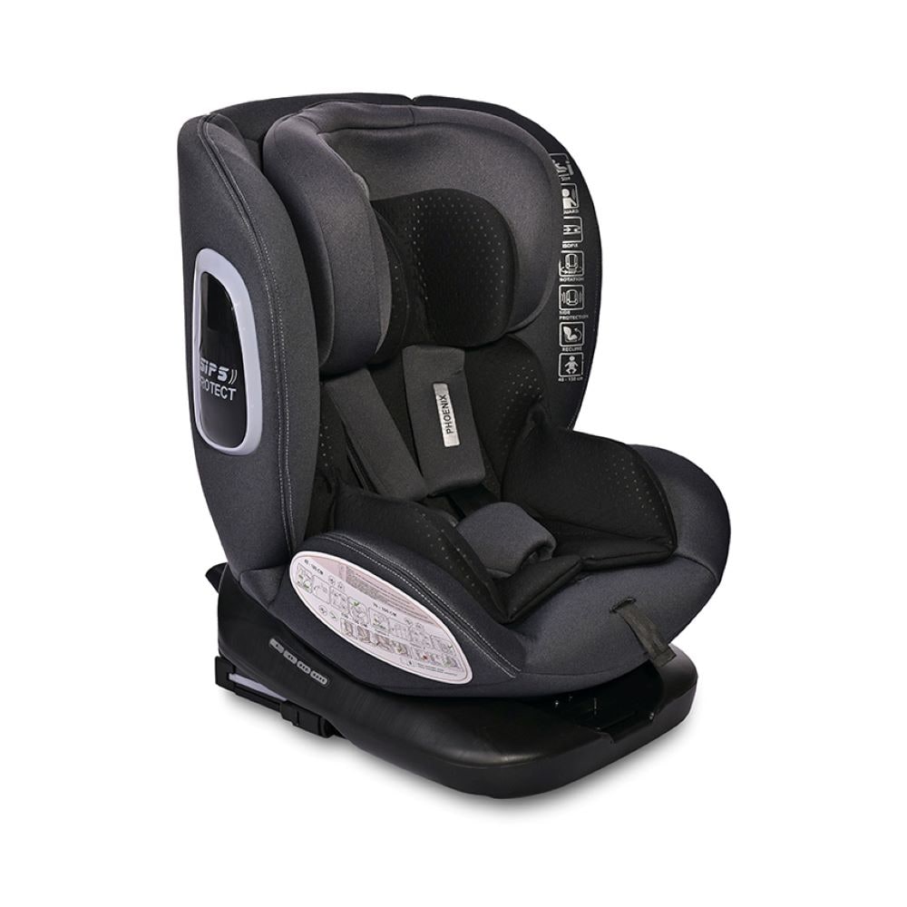 Lorelli Kindersitz Phoenix i-Size Isofix Gruppe 0+/1/2/3 (40-150cm) Top Tether schwarz - Bild 1