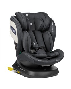 Kikkaboo Kindersitz i-Cruise i-Size (40-150 cm) SPS, Sitz 360° drehbar, Isofix dunkelgrau - Bild 1