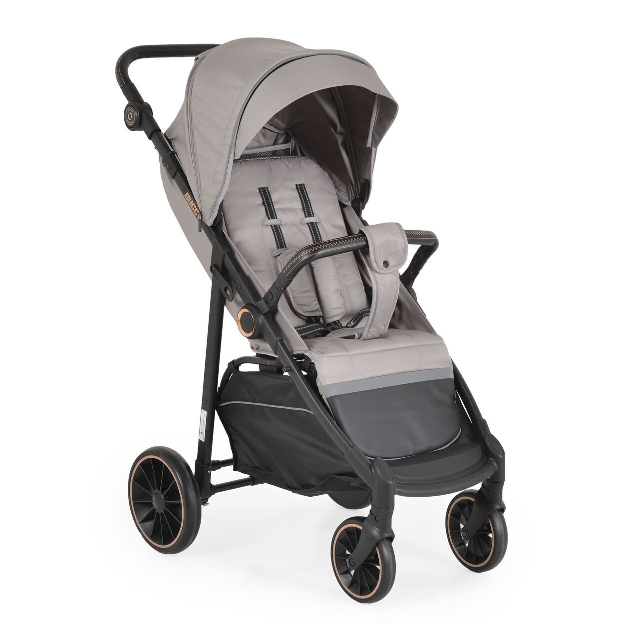 Moni Sommerkinderwagen Buggy, Kinderbuggy, Sonnendach, EVA-Räder, verstellbar beige