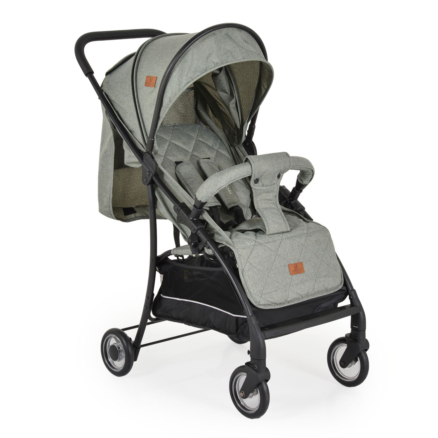 Cangaroo Kinderwagen London Buggy, Aluminiumrahmen, verstellbare R&uuml;ckenlehne gr&uuml;n - Bild 1