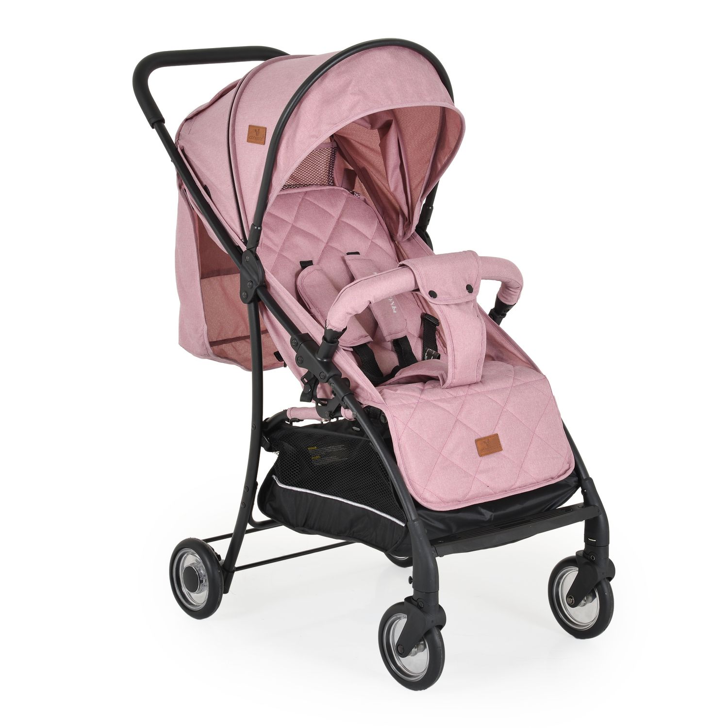 Cangaroo Kinderwagen London Buggy, Aluminiumrahmen, verstellbare R&uuml;ckenlehne pink - Bild 1