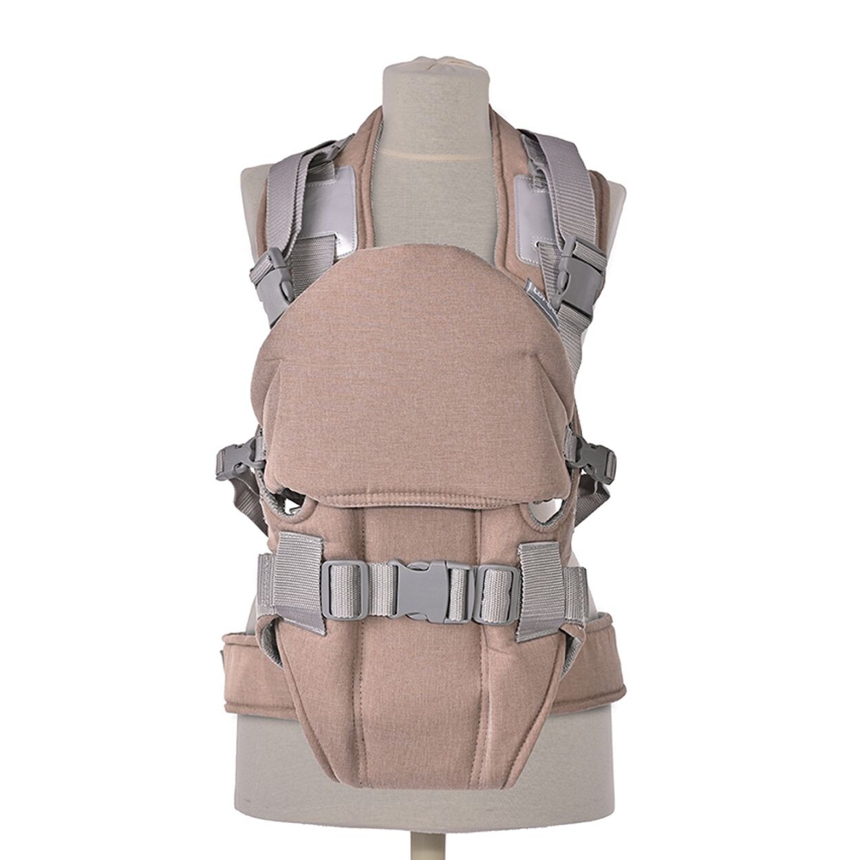 Lorelli Babytrage 3 in 1 Tragehilfe Weekend Bauchtrage 2 Richtungen ab 4 Monate beige/braun