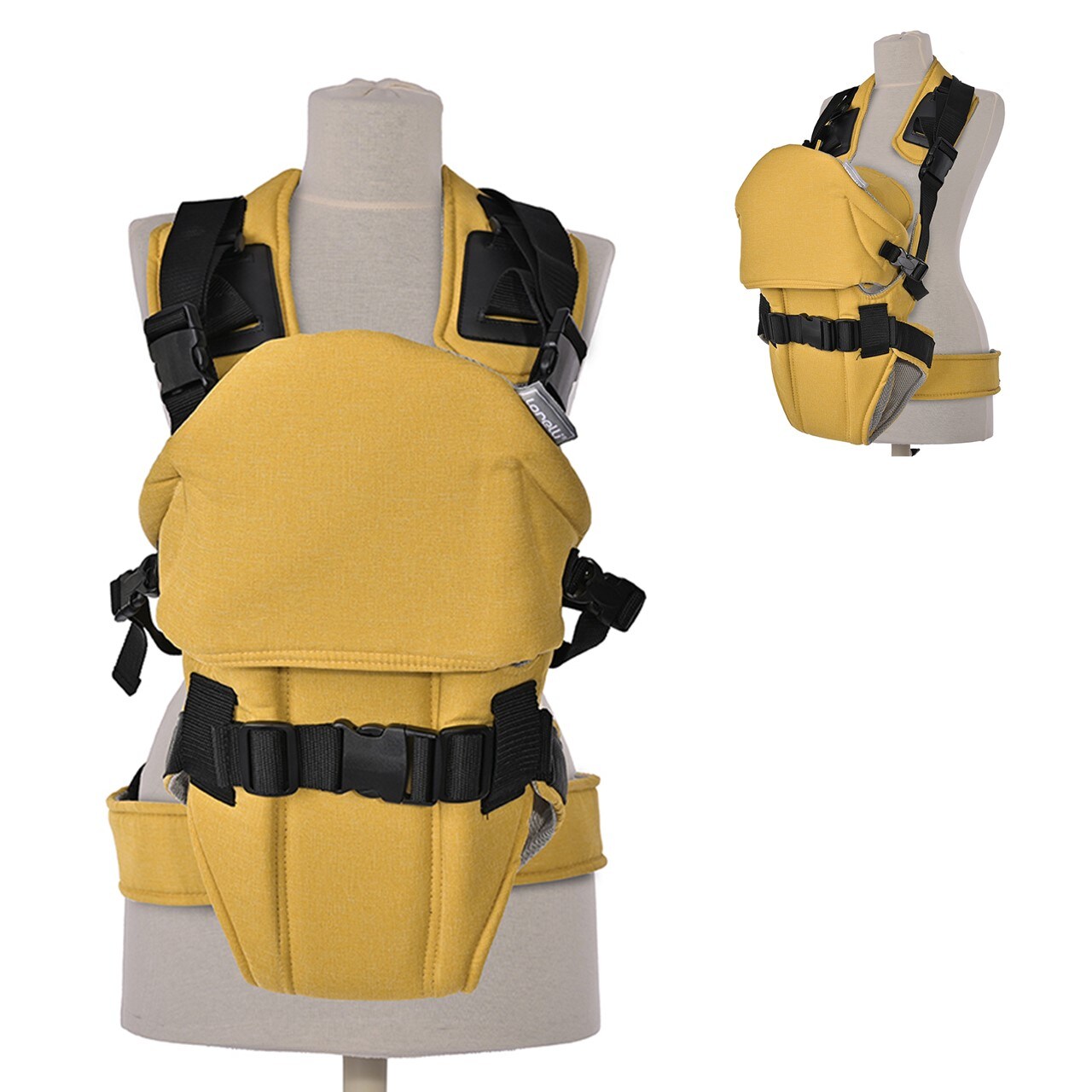 Lorelli Babytrage 3 in 1 Tragehilfe Weekend Bauchtrage 2 Richtungen ab 4 Monate gelb | 03800166104119