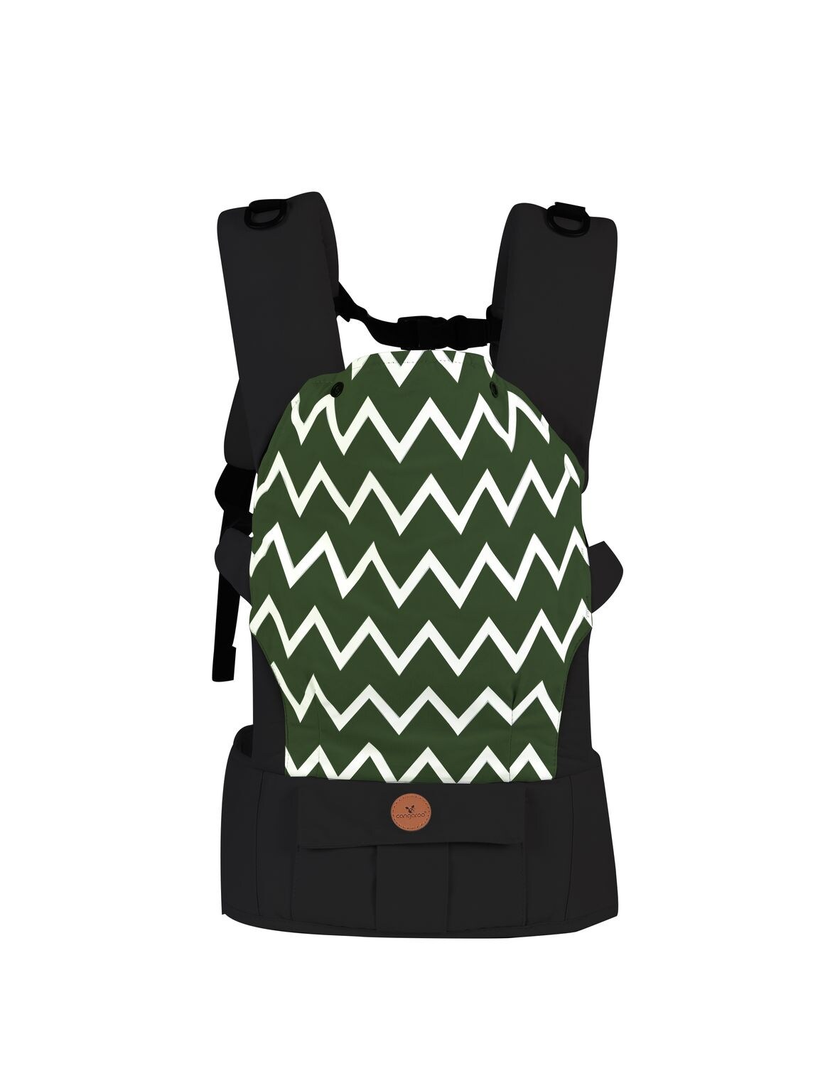 Cangaroo Babytrage Explorer 3 in 1 Bauch- und Rückentrage bis 15 kg ab 4 Monate grün | 03800146270605