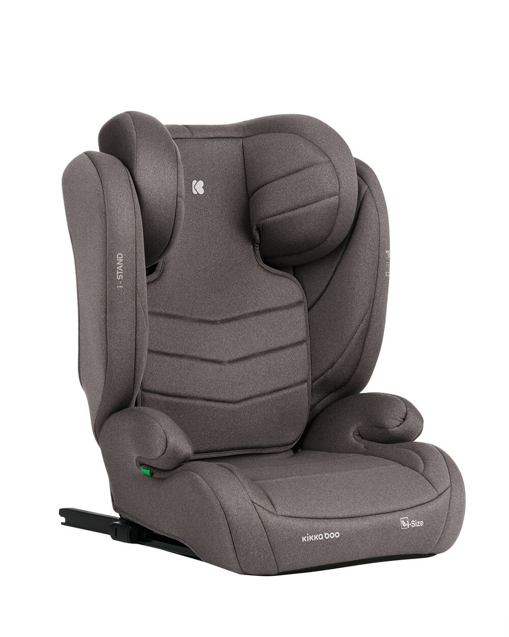 Kikkaboo Kindersitz i-Stand i-Size (100 - 150 cm) Gruppe 2/3 verstellbar Isofix braun