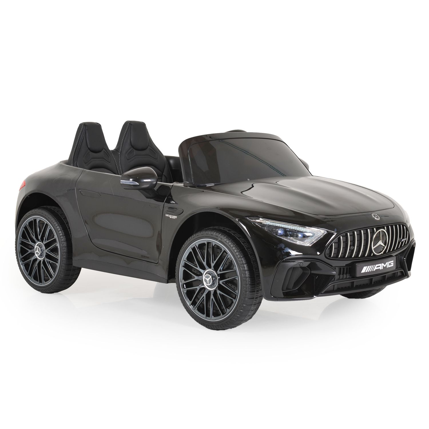 Moni Kinder Elektroauto Mercedes-Benz DK-SL63 Zweisitzer Fernbedienung Bluetooth schwarz - Bild 1