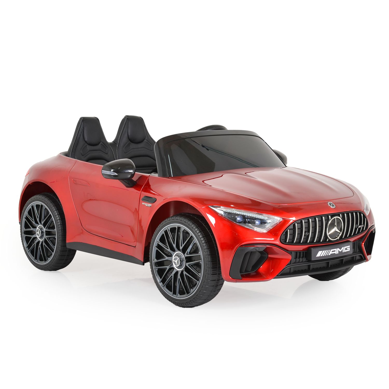 Moni Kinder Elektroauto Mercedes-Benz DK-SL63 Zweisitzer Fernbedienung Bluetooth rot - Bild 1