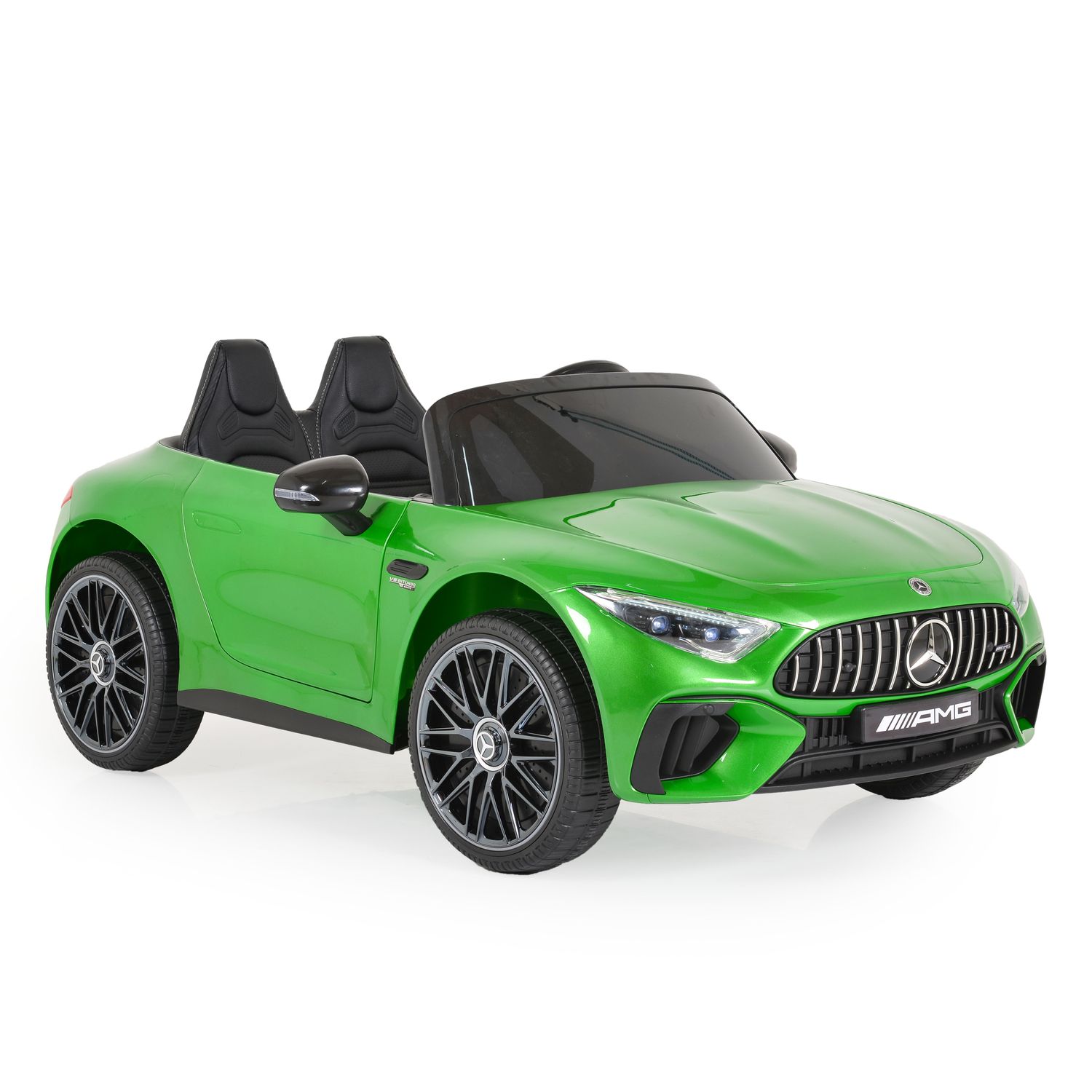 Moni Kinder Elektroauto Mercedes-Benz DK-SL63 Zweisitzer Fernbedienung Bluetooth gr&uuml;n - Bild 1