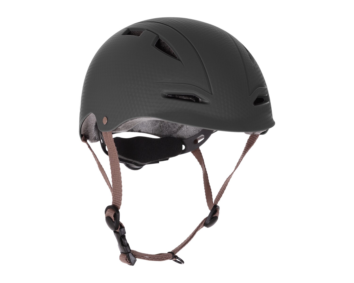 Kikkaboo Kinder-Schutzhelm 46 – 56 cm mit 9 großen Öffnungen verstellbare Gurte schwarz | 03800171212922