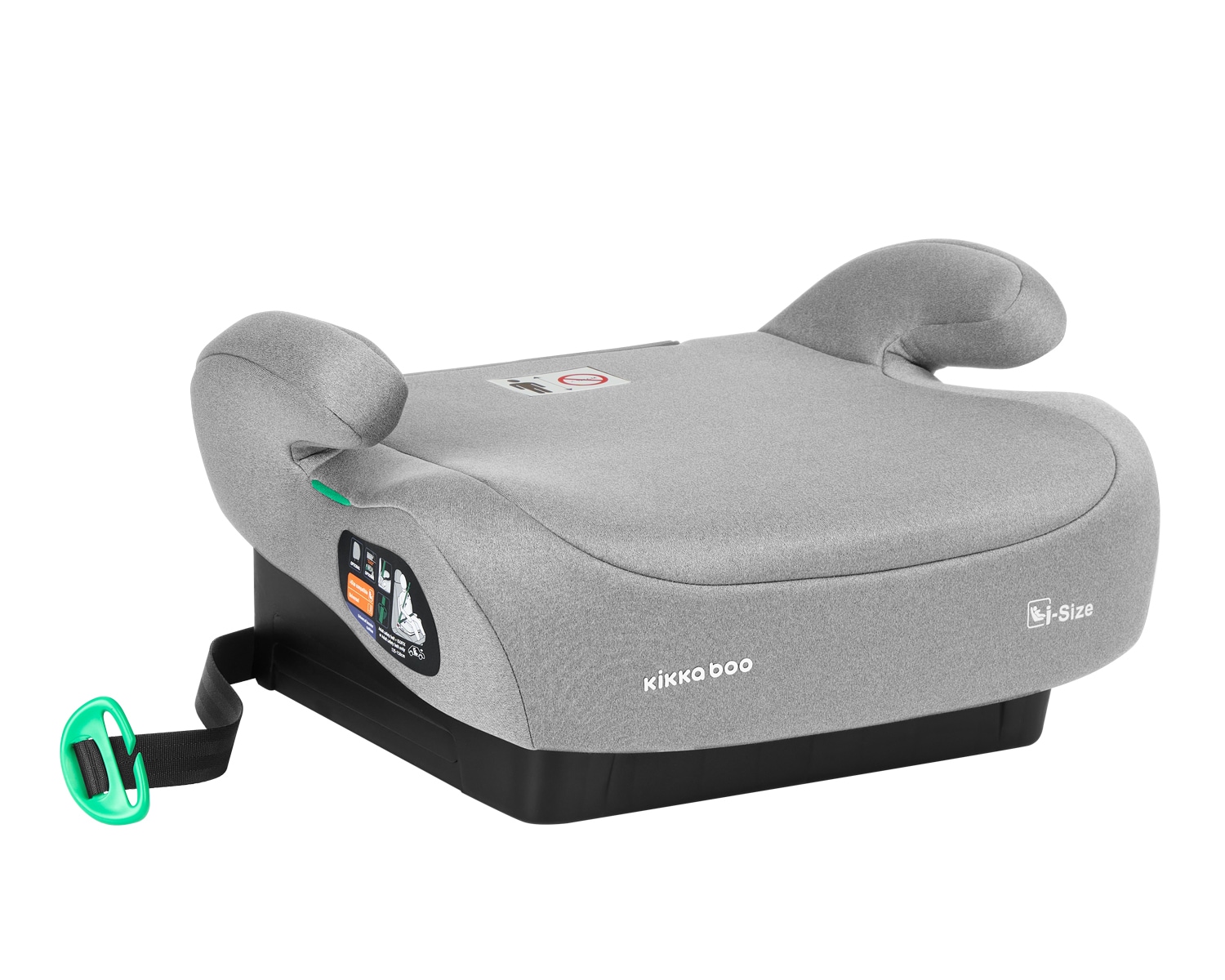 Kikkaboo Kindersitz, Sitzerh&ouml;hung i-Go i-Size (125-150cm) Gruppe 3, Armlehne grau - Bild 1