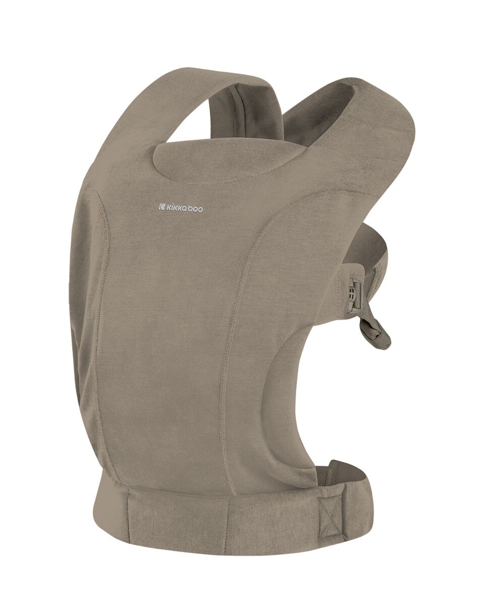 Kikkaboo Babytrage Riley Bauchtrage R&uuml;ckentrage breite Schultergurte ab 4 Monate beige - Bild 1